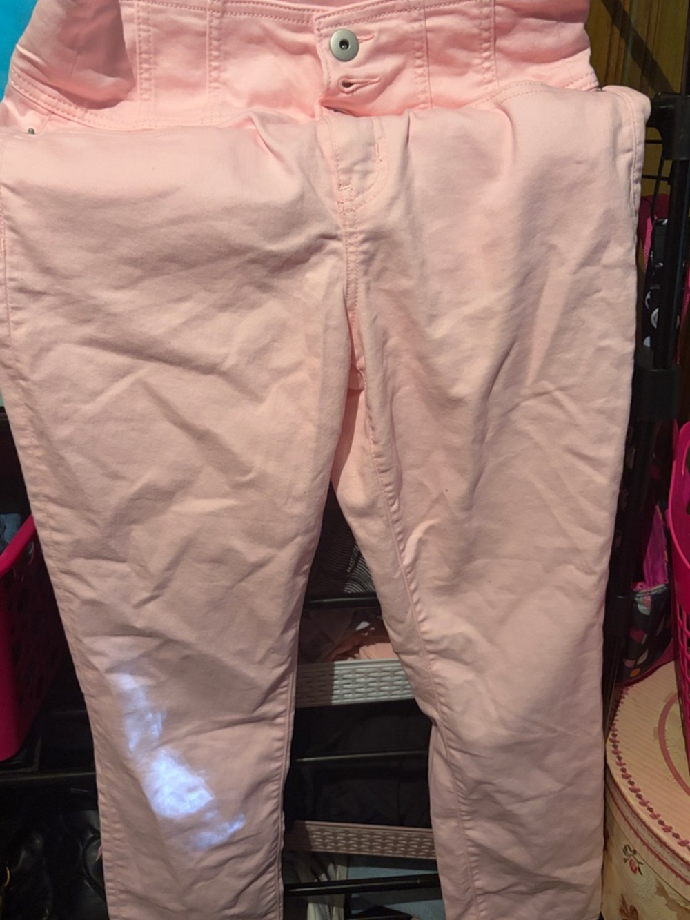 No Boundaries Light Pink Juniors Skinny Jeans
